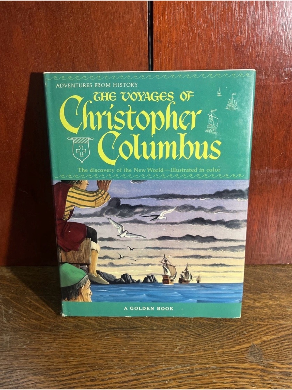 The Voyages of Christopher Columbus - Green Cover Coffee Table Book